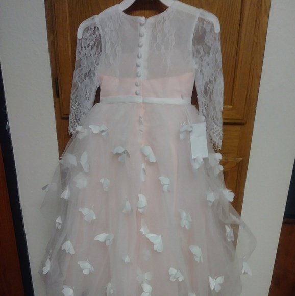 Light pink butterfly dress - Picture 8 of 8